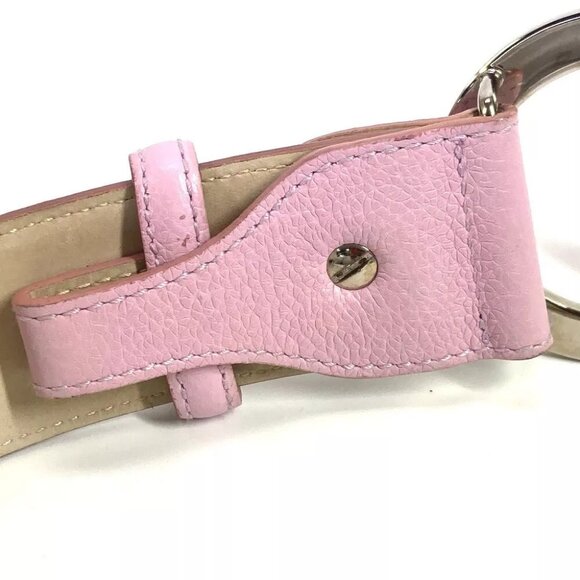 BVLGARI BVLGARI BVLGARI logo Accessories Buckle Belt belt Leather pink/Silver main image 8